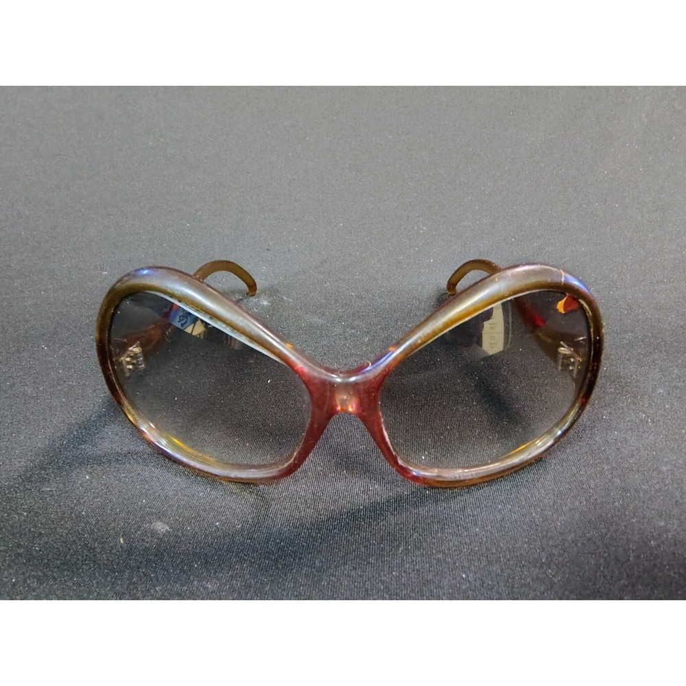 Vintage French Sunglasses 1960s 1970s Tortoise Shell Made In France‎ With Case